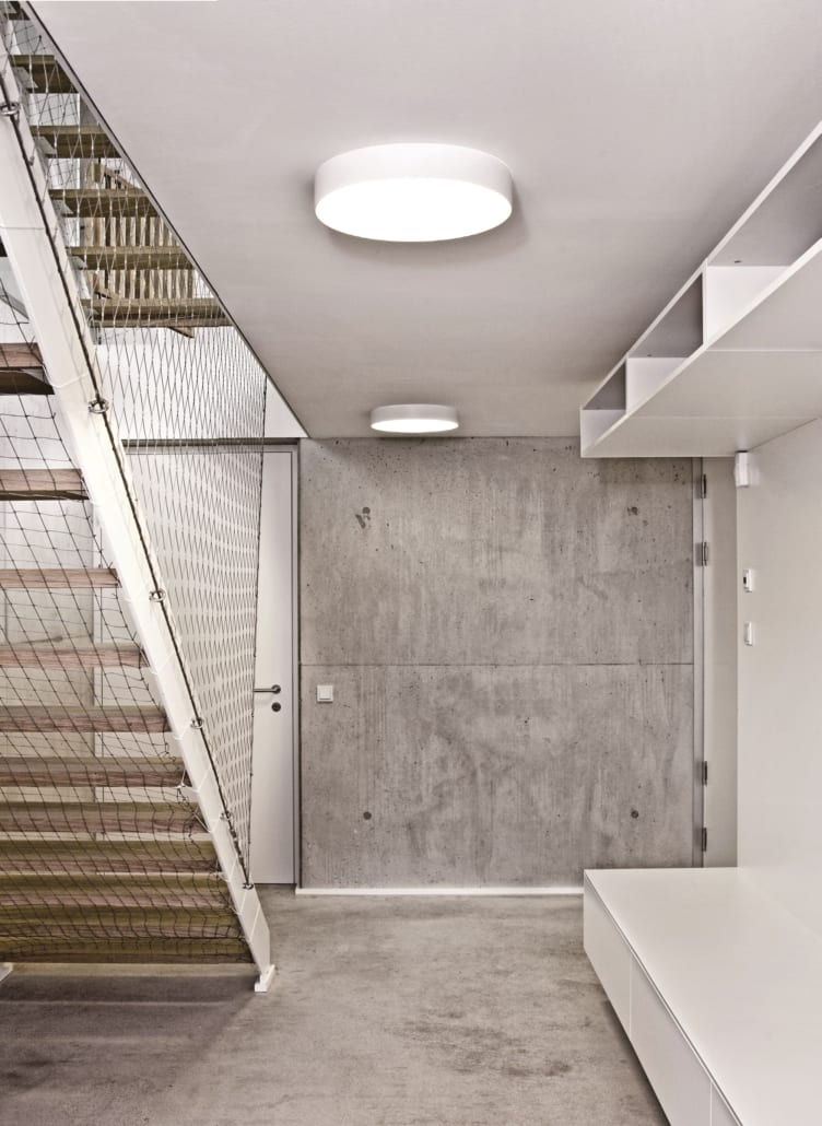 Rondo Surface Mount Ceiling Light - Round - Light & Green | Lighting