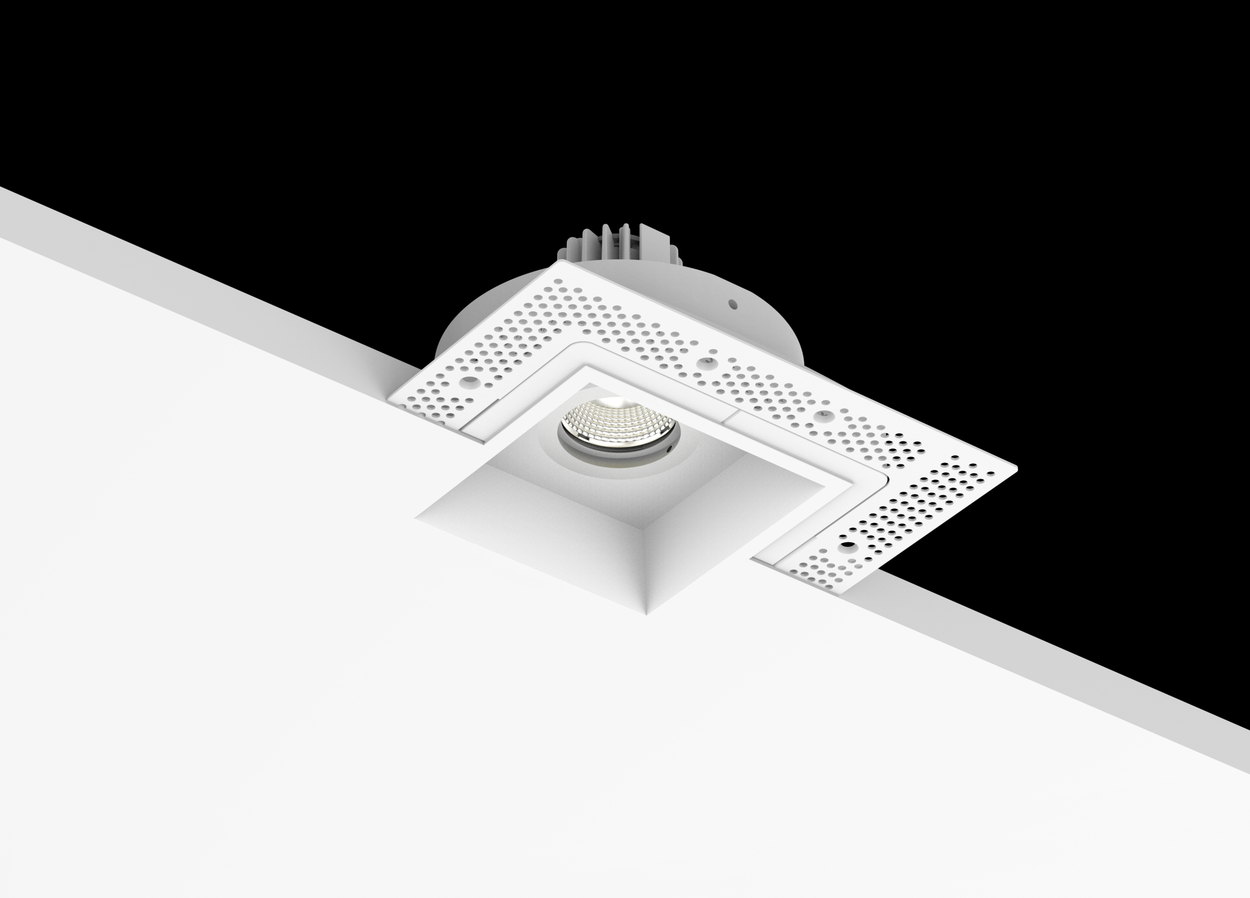 Render Architectural Plaster Lighting